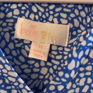 Never worn flutter sleeve top